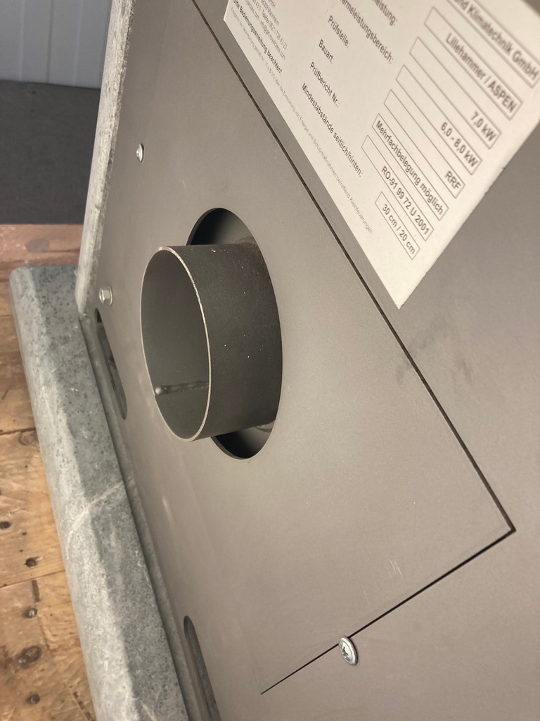 Zware Speksteenkachel 7-8KW (350kg!)