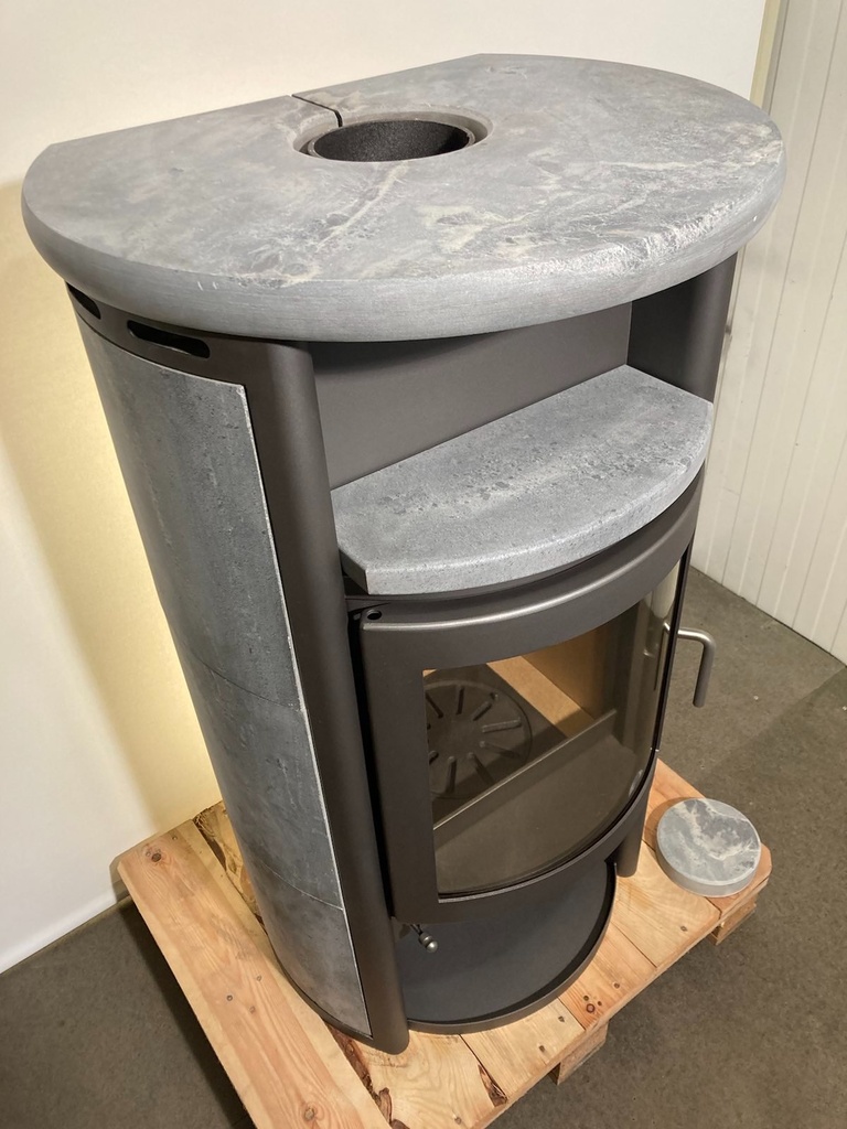 Speksteenkachel 8-9 KW in TOP STAAT