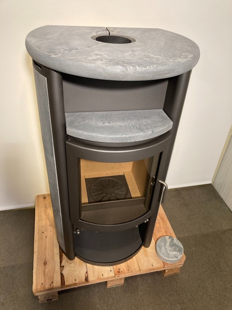 Speksteenkachel 8-9 KW in TOP STAAT