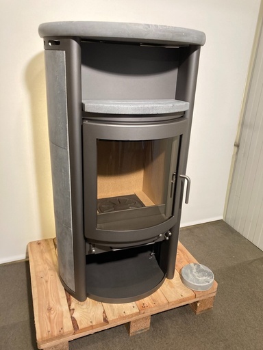 Speksteenkachel 8-9 KW in TOP STAAT